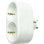 Garza Adaptador Schuko Doble Frontal con Toma Tierra