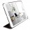 Macally Bstand Funda Libro con Soporte para iPad 12.9" Pro 2020 Negra