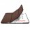 Macally Bstand Funda Libro con Soporte para iPad 11" Pro 2020 Marrón