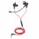 Trust TRU GXT 408 Auricolare Cablato In-ear Giocare Nero, Rosso