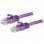 StarTech.com Cavo patch CAT6 1,5 m - Filo di rame al 100% - Connettore antistrappo - Viola