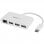 StarTech Concentrador USB 3.0 USB-C para 3x Portas USB-A e Rede Branco