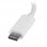 StarTech Concentrador USB 3.0 USB-C para 3x Portas USB-A e Rede Branco