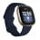 Montre connectée Fitbit Versa 3 bleu nuit/aluminium doré