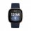 Montre connectée Fitbit Versa 3 bleu nuit/aluminium doré