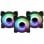Aerocool Mirage 12 ARGB Pro Pack 3 Ventoinhas 120mm ARGB + Hub H66F RGB + Comando Remoto