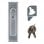 Aiten Data Spring Cerradura Frontal para Armario Rack