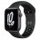 Apple Watch Nike SE GPS + Cellular 44mm Alumínio em Cinzento Sideral Bracelete Nike Sport Antracite/Preta