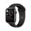 Apple Watch SE Nike GPS + Cellular 44mm OLED Alluminio Grigio Antracite-Nero Nike Sport Resistente all’Acqua 50m