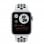 Apple Watch Nike Series 6 GPS 40 mm en aluminium argenté avec bracelet sport Nike platine pur/noir