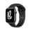 Apple Watch SE Nike GPS NFC 44mm OLED Aluminium Gris Bracelet Antracite/Noir M Étanche 50m Pulsomètre Suivi Sommeil