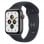 Apple Watch SE GPS + Cellular 40mm Alumínio em Cinzento Sideral com Bracelete Desportiva Preta