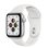Apple Watch SE GPS 40mm Aluminio en Plata con Correa Deportiva Blanca