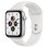 Apple Watch SE GPS 44mm Aluminio en Plata con Correa Deportiva Blanca