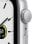 Apple Watch SE GPS 44mm Aluminio en Plata con Correa Deportiva Blanca