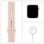 Apple Watch SE GPS 44mm Aluminio en Oro con Correa Deportiva Rosa Arena