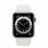 Apple Watch Series 6 GPS + Cellular, 40mm in acciaio inossidabile color argento con cinturino Sport Bianco