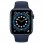 Apple Watch Series 6 GPS + Cellular 44mm Alumínio em Azul com Bracelete Desportiva Azul Marinho Intenso