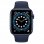 Apple Watch Serie 6 GPS + Cellular, 44mm in alluminio azzurro con cinturino Sport Deep navy