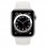 Apple Watch Series 6 GPS + Cellular 44mm Acero Inoxidable en Plata Correa Deportiva Blanca