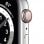 Apple Watch Series 6 GPS + Cellular 44mm Acero Inoxidable en Plata Correa Deportiva Blanca
