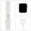 Apple Watch Series 6 GPS + Cellular 44mm Acero Inoxidable en Plata Correa Deportiva Blanca