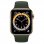 Apple Watch Series 6 GPS + Cellular 44mm Acero Inoxidable en Oro Correa Deportiva Verde Chipre