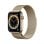 Apple Watch Series 6 GPS + Cellular 44mm Acero Inoxidable en Oro con Pulsera Milanese Loop Oro