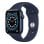 Apple Watch Series 6 GPS 40mm Aluminio en Azul con Correa Deportiva Azul Marino Intenso