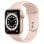 Apple Watch Series 6 GPS 44mm Aluminio en Oro con Correa Deportiva Rosa Arena
