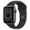 Apple Watch Series 6 GPS 44mm Aluminio en Gris Espacial con Correa Deportiva Negra