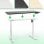 Duronic TM12WE Marco de Escritorio Eléctrico Elevable con Altura Ajustable 71 a 116cm Blanco