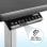 Duronic TM23GY Marco de Escritorio Eléctrico Elevable con Altura Ajustable 60 a 125cm Gris