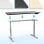 Duronic TM23GY Marco de Escritorio Eléctrico Elevable con Altura Ajustable 60 a 125cm Gris
