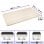 Duronic TT187NL Tablero de Madera 180x70cm Natural
