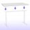 Duronic TT187WE Tablero de Madera 180x70cm Blanco