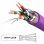 Duronic Cable de Red SFTP Cat8 5m Morado