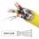 Duronic Cable de Red SFTP Cat8 3m Amarillo