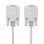 Nanocable Serielles Kabel RS232 DB9-Stecker auf DB9-Buchse, 1,8 m, Beige