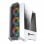 Nfortec Synistra Cristal Templado USB 3.0 RGB Blanco