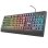 Teclado Trust Ziva Rainbow de membrana com iluminação LED multicolor e teclas multimédia
