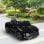 HomCom Bentley GT Coche Eléctrico Negro