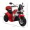 HomCom Triciclo Moto Eléctrico Rojo con Maletero