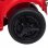 HomCom Triciclo Moto Eléctrico Rojo con Maletero