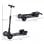 HomCom Patinete Infantil Negro