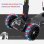 HomCom Patinete Infantil Negro