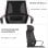 Vinsetto Silla de Oficina Ergonómica Negra