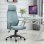 Vinsetto Silla de Oficina Ergonómica Azul