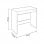 Habitdesign Oak Mesa Escritorio 79x79x43cm Blanco Alpes