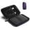 Duronic HDC2/VT Funda Protectora de Goma para Disco Duro Violeta